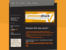 Tablet Screenshot of littmanndruck.de